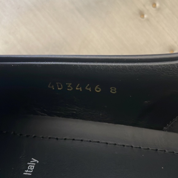 Store display Prada lug sole penny loafers black Oxford flats sz UK 8/US 9 - Picture 10 of 11